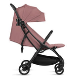 Carucior sport, Lionelo, Agia, 7.3 kg, Ultracompact, Pliere rapida cu o mana, Suport pentru biberon inclus, Sezutul lat si confortabil, 6-48 luni, Sustine 22 kg, Roz