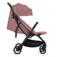 Carucior sport, Lionelo, Agia, 7.3 kg, Ultracompact, Pliere rapida cu o mana, Suport pentru biberon inclus, Sezutul lat si confortabil, 6-48 luni, Sustine 22 kg, Roz