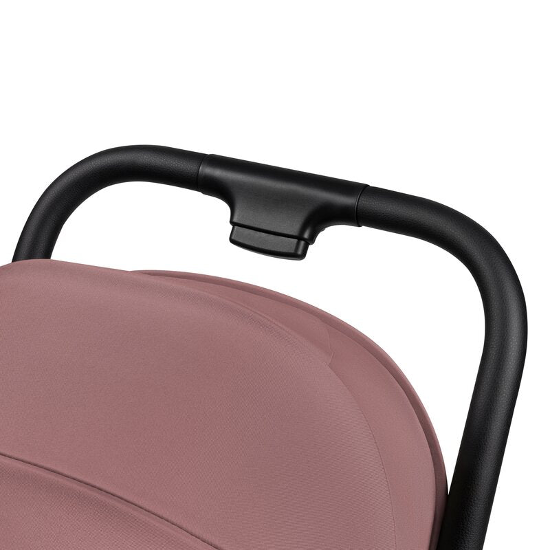 Carucior sport, Lionelo, Agia, 7.3 kg, Ultracompact, Pliere rapida cu o mana, Suport pentru biberon inclus, Sezutul lat si confortabil, 6-48 luni, Sustine 22 kg, Roz