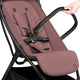 Carucior sport, Lionelo, Agia, 7.3 kg, Ultracompact, Pliere rapida cu o mana, Suport pentru biberon inclus, Sezutul lat si confortabil, 6-48 luni, Sustine 22 kg, Roz