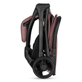 Carucior sport, Lionelo, Agia, 7.3 kg, Ultracompact, Pliere rapida cu o mana, Suport pentru biberon inclus, Sezutul lat si confortabil, 6-48 luni, Sustine 22 kg, Roz