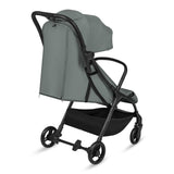 Carucior sport, Lionelo, Agia, 7.3 kg, Ultracompact, Pliere rapida cu o mana, Suport pentru biberon inclus, Sezutul lat si confortabil, 6-48 luni, Sustine 22 kg, Verde