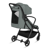 Carucior sport, Lionelo, Agia, 7.3 kg, Ultracompact, Pliere rapida cu o mana, Suport pentru biberon inclus, Sezutul lat si confortabil, 6-48 luni, Sustine 22 kg, Verde