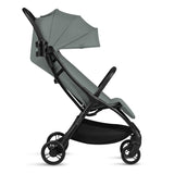 Carucior sport, Lionelo, Agia, 7.3 kg, Ultracompact, Pliere rapida cu o mana, Suport pentru biberon inclus, Sezutul lat si confortabil, 6-48 luni, Sustine 22 kg, Verde