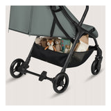 Carucior sport, Lionelo, Agia, 7.3 kg, Ultracompact, Pliere rapida cu o mana, Suport pentru biberon inclus, Sezutul lat si confortabil, 6-48 luni, Sustine 22 kg, Verde