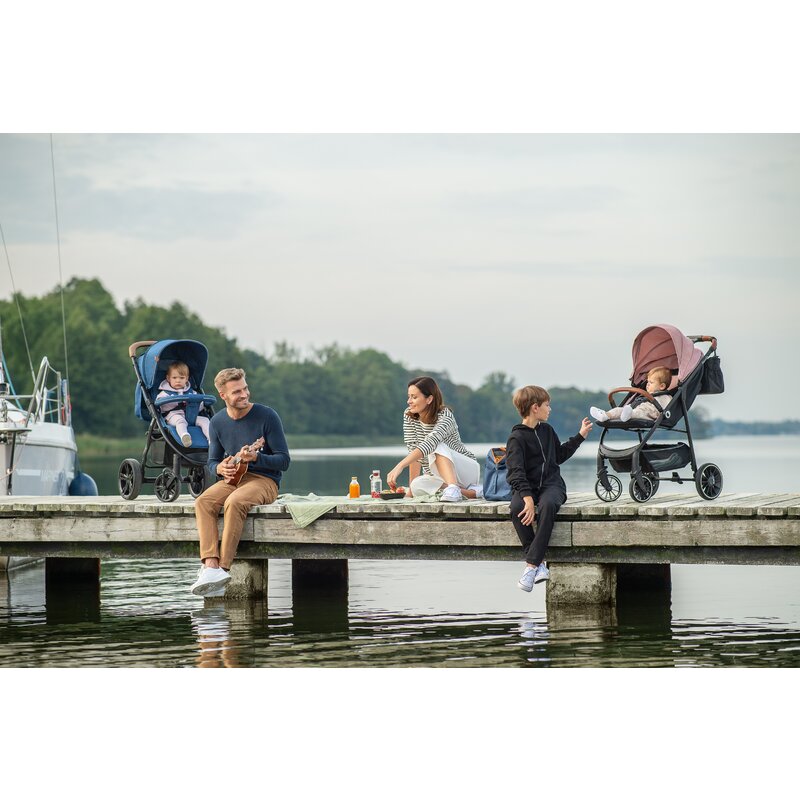 Carucior sport, Lionelo, Annet Plus, De la nastere, Cu accesorii si capotina XXL reglabila, 0 - 22 Kg, Conform cu standardele europene de securitate EN1888-1 si EN1888-2, Bej - gogobaby.ro