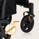 Carucior sport, Lionelo, Annet Plus, De la nastere, Cu accesorii si capotina XXL reglabila, 0 - 22 Kg, Conform cu standardele europene de securitate EN1888-1 si EN1888-2, Bej