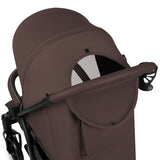 Carucior sport, Lionelo, Annet Plus, De la nastere, Cu accesorii si capotina XXL reglabila, 0 - 22 Kg, Conform cu standardele europene de securitate EN1888-1 si EN1888-2, Maro