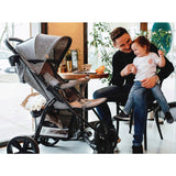 Carucior sport, Lionelo, Annet Plus, De la nastere, Cu accesorii si capotina XXL reglabila, 0 - 22 Kg, Conform cu standardele europene de securitate EN1888-1 si EN1888-2, Maro