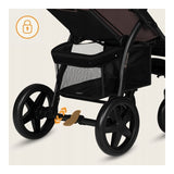 Carucior sport, Lionelo, Annet Plus, De la nastere, Cu accesorii si capotina XXL reglabila, 0 - 22 Kg, Conform cu standardele europene de securitate EN1888-1 si EN1888-2, Maro