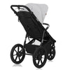Carucior sport, Lionelo, Azura, Cu 3 roti, Cu baldachin XXL impermeabil, Pliere compacta, Pana la 22 kg, 6-48 luni, Conform cu standardele europene de securitate EN1888-1 si EN1888-2, Gri