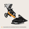 Carucior sport, Lionelo, Azura, Cu 3 roti, Cu baldachin XXL impermeabil, Pliere compacta, Pana la 22 kg, 6-48 luni, Conform cu standardele europene de securitate EN1888-1 si EN1888-2, Gri