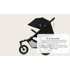 Carucior sport, Lionelo, Azura, Cu 3 roti, Cu baldachin XXL impermeabil, Pliere compacta, Pana la 22 kg, 6-48 luni, Conform cu standardele europene de securitate EN1888-1 si EN1888-2, Gri