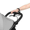 Carucior sport, Lionelo, Azura, Cu 3 roti, Cu baldachin XXL impermeabil, Pliere compacta, Pana la 22 kg, 6-48 luni, Conform cu standardele europene de securitate EN1888-1 si EN1888-2, Gri
