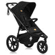 Carucior sport, Lionelo, Azura, Cu 3 roti, Cu baldachin XXL impermeabil, Pliere compacta, Pana la 22 kg, 6-48 luni, Conform cu standardele europene de securitate EN1888-1 si EN1888-2, Negru