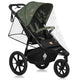 Carucior sport, Lionelo, Azura, Cu 3 roti, Cu baldachin XXL impermeabil, Pliere compacta, Pana la 22 kg, 6-48 luni, Conform cu standardele europene de securitate EN1888-1 si EN1888-2, Verde