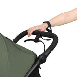 Carucior sport, Lionelo, Azura, Cu 3 roti, Cu baldachin XXL impermeabil, Pliere compacta, Pana la 22 kg, 6-48 luni, Conform cu standardele europene de securitate EN1888-1 si EN1888-2, Verde