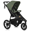 Carucior sport, Lionelo, Azura, Cu 3 roti, Cu baldachin XXL impermeabil, Pliere compacta, Pana la 22 kg, 6-48 luni, Conform cu standardele europene de securitate EN1888-1 si EN1888-2, Verde
