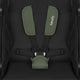 Carucior sport, Lionelo, Azura, Cu 3 roti, Cu baldachin XXL impermeabil, Pliere compacta, Pana la 22 kg, 6-48 luni, Conform cu standardele europene de securitate EN1888-1 si EN1888-2, Verde