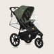 Carucior sport, Lionelo, Azura, Cu 3 roti, Cu baldachin XXL impermeabil, Pliere compacta, Pana la 22 kg, 6-48 luni, Conform cu standardele europene de securitate EN1888-1 si EN1888-2, Verde