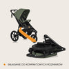 Carucior sport, Lionelo, Azura, Cu 3 roti, Cu baldachin XXL impermeabil, Pliere compacta, Pana la 22 kg, 6-48 luni, Conform cu standardele europene de securitate EN1888-1 si EN1888-2, Verde