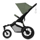 Carucior sport, Lionelo, Azura, Cu 3 roti, Cu baldachin XXL impermeabil, Pliere compacta, Pana la 22 kg, 6-48 luni, Conform cu standardele europene de securitate EN1888-1 si EN1888-2, Verde