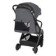 Carucior sport, Lionelo, Bess, Sustine 22 kg, 6 luni+, Capotina impermeabila si protectie SPF 50+, Include suport sticla, Pliere cu o singura mana, Maner pentru transport, Gri