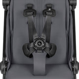 Carucior sport, Lionelo, Bess, Sustine 22 kg, 6 luni+, Capotina impermeabila si protectie SPF 50+, Include suport sticla, Pliere cu o singura mana, Maner pentru transport, Gri