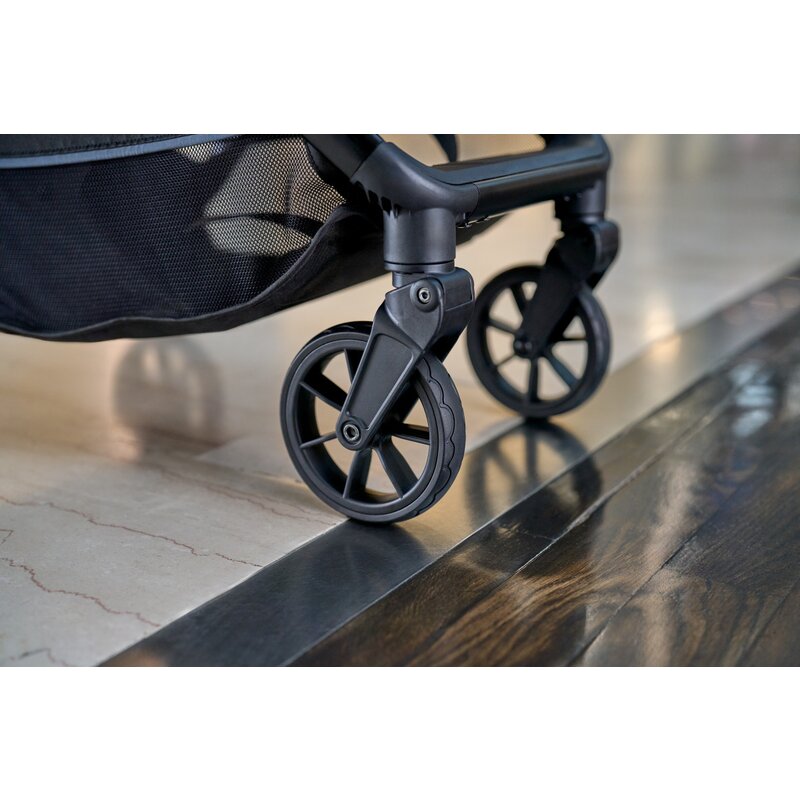 Carucior sport, Lionelo, Bess, Greutate redusa - 7.5 kg, Sustine 22 kg, 6 luni+, Capotina impermeabila, Protectie SPF 50+, Include suport sticla, Pliere cu o singura mana, Compact, Maner pentru transport, Conform cu EN1888-1 si EN1888-2, Gri - gogobaby.ro