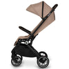Carucior sport, Lionelo, Cloe, Cu accesorii, Cadru din aluminiu, Pana la 22 kg, Usor, Pliere compacta pentru avion, cu o singura mana, Ideal pentru toate tipurile de suprafete, 6 luni+, Bej