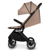 Carucior sport, Lionelo, Cloe, Cu accesorii, Cadru din aluminiu, Pana la 22 kg, Usor, Pliere compacta pentru avion, cu o singura mana, Ideal pentru toate tipurile de suprafete, 6 luni+, Bej - gogobaby.ro