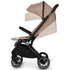 Carucior sport, Lionelo, Cloe, Cu accesorii, Cadru din aluminiu, Pana la 22 kg, Usor, Pliere compacta pentru avion, cu o singura mana, Ideal pentru toate tipurile de suprafete, 6 luni+, Bej