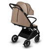 Carucior sport, Lionelo, Cloe, Cu accesorii, Cadru din aluminiu, Pana la 22 kg, Usor, Pliere compacta pentru avion, cu o singura mana, Ideal pentru toate tipurile de suprafete, 6 luni+, Bej