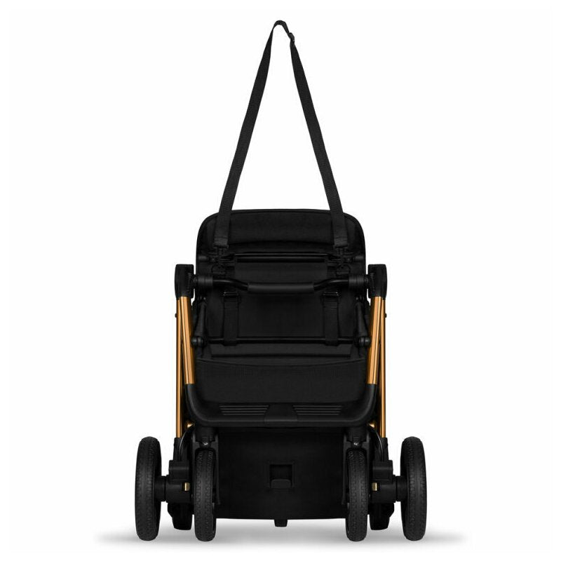 Carucior sport, Lionelo, Cloe, Cu accesorii, Cadru din aluminiu, Pana la 22 kg, Usor, Pliere compacta pentru avion, cu o singura mana, Ideal pentru toate tipurile de suprafete, 6 luni+, Black Onyx