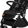 Carucior sport, Lionelo, Cloe, Cu accesorii, Cadru din aluminiu, Pana la 22 kg, Usor, Pliere compacta pentru avion, cu o singura mana, Ideal pentru toate tipurile de suprafete, 6 luni+, Gri - gogobaby.ro