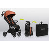 Carucior sport, Lionelo, Cloe, Cu accesorii, Cadru din aluminiu, Pana la 22 kg, Usor, Pliere compacta pentru avion, cu o singura mana, Ideal pentru toate tipurile de suprafete, 6 luni+, Gri