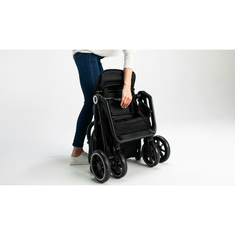 Carucior sport, Lionelo, Cloe, Cu accesorii, Cadru din aluminiu, Pana la 22 kg, Usor, Pliere compacta pentru avion, cu o singura mana, Ideal pentru toate tipurile de suprafete, 6 luni+, Maro