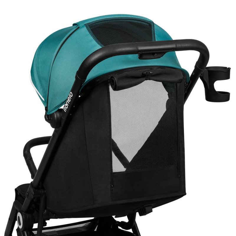 Carucior sport, Lionelo, Cloe, Cu accesorii, Cadru din aluminiu, Pana la 22 kg, Usor, Pliere compacta pentru avion, cu o singura mana, Ideal pentru toate tipurile de suprafete, 6 luni+, Verde Smarald - gogobaby.ro