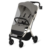 Carucior sport, Lionelo, Cloe Plus, Cu accesorii, Cadru din aluminiu, Pana la 22 kg, Usor, Pliere compacta pentru avion, cu o singura mana, Ideal pentru toate tipurile de suprafete, 6 luni+, Bej