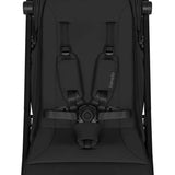 Carucior sport, Lionelo, Cloe Plus, Cu accesorii, Cadru din aluminiu, Pana la 22 kg, Usor, Pliere compacta pentru avion, cu o singura mana, Ideal pentru toate tipurile de suprafete, 6 luni+, Negru