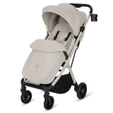 Carucior sport, Lionelo, Cloe Plus, Cu accesorii, Cadru din aluminiu, Pana la 22 kg, Usor, Pliere compacta pentru avion, cu o singura mana, Ideal pentru toate tipurile de suprafete, 6 luni+, Bej