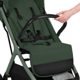 Carucior sport, Lionelo, Cloe Plus, Cu accesorii, Cadru din aluminiu, Pana la 22 kg, Usor, Pliere compacta pentru avion, cu o singura mana, Ideal pentru toate tipurile de suprafete, 6 luni+, Verde
