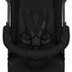 Carucior sport, Lionelo, Elia, Cu plasa de tantari, Suport de picioare reglabil, Spatar ajustabil in 4 pozitii, Capotina XXL, Pliere tip umbrela, Capacitate 15 kg, 6 luni+, EN 1888, Negru