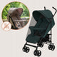 Carucior sport, Lionelo, Elia, Cu plasa de tantari, Suport de picioare reglabil, Spatar ajustabil in 4 pozitii, Capotina XXL, Pliere tip umbrela, Capacitate 15 kg, 6 luni+, EN 1888, Verde grafit
