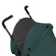 Carucior sport, Lionelo, Elia, Cu plasa de tantari, Suport de picioare reglabil, Spatar ajustabil in 4 pozitii, Capotina XXL, Pliere tip umbrela, Capacitate 15 kg, 6 luni+, EN 1888, Verde grafit