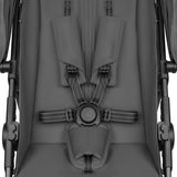Carucior sport, Lionelo, Emerald, Pliere cu o mana, Copertina XXL UPF50+, Spatar reglabil, Suspensie completa, Roti EVA, 6- 48 luni, Pana la 22 kg, Gri