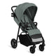 Carucior sport, Lionelo, Emerald, Pliere cu o mana, Copertina XXL UPF50+, Spatar reglabil, Suspensie completa, Roti EVA, 6- 48 luni, Pana la 22 kg, Verde