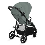 Carucior sport, Lionelo, Emerald, Pliere cu o mana, Copertina XXL UPF50+, Spatar reglabil, Suspensie completa, Roti EVA, 6- 48 luni, Pana la 22 kg, Verde