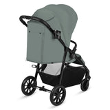 Carucior sport, Lionelo, Emerald, Pliere cu o mana, Copertina XXL UPF50+, Spatar reglabil, Suspensie completa, Roti EVA, 6- 48 luni, Pana la 22 kg, Verde