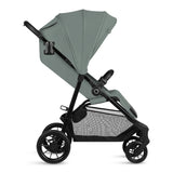Carucior sport, Lionelo, Emerald, Pliere cu o mana, Copertina XXL UPF50+, Spatar reglabil, Suspensie completa, Roti EVA, 6- 48 luni, Pana la 22 kg, Verde